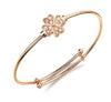 GIRGO Copper plated 18K Rose Gold Diamond Bracelet