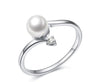 Serend 18k Rose Gold Plated Simulated Pearl Ring