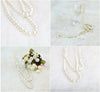 Lady White Created Pearls Long Sweater Chain Necklace