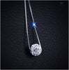 Full Diamond Crystal Ball Sparkle Colla Pendant Necklace