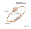 GIRGO Copper plated 18K Rose Gold Diamond Bracelet