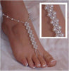 Imitation Pearl Barefoot Beach Anklets Sandals Anklet