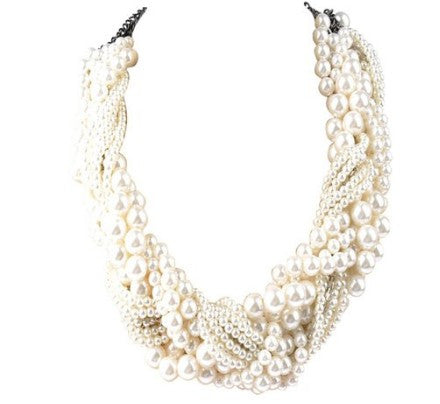 Jewelry Pearl Multi-Pearl Necklace Chokers Chains