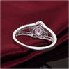 Women Wedding Party Rings Silver Plated