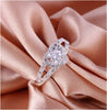 Women Wedding Party Rings Silver Plated