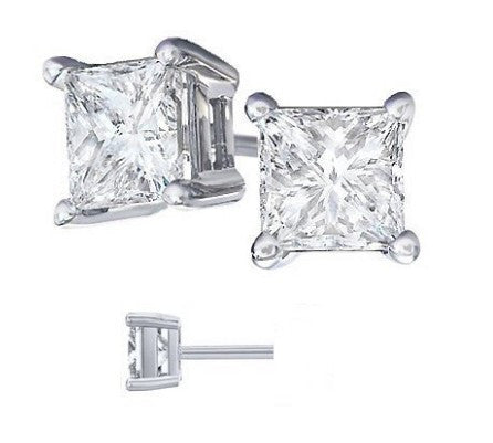 Crystal Diamond Unisex Mens Stud Earrings